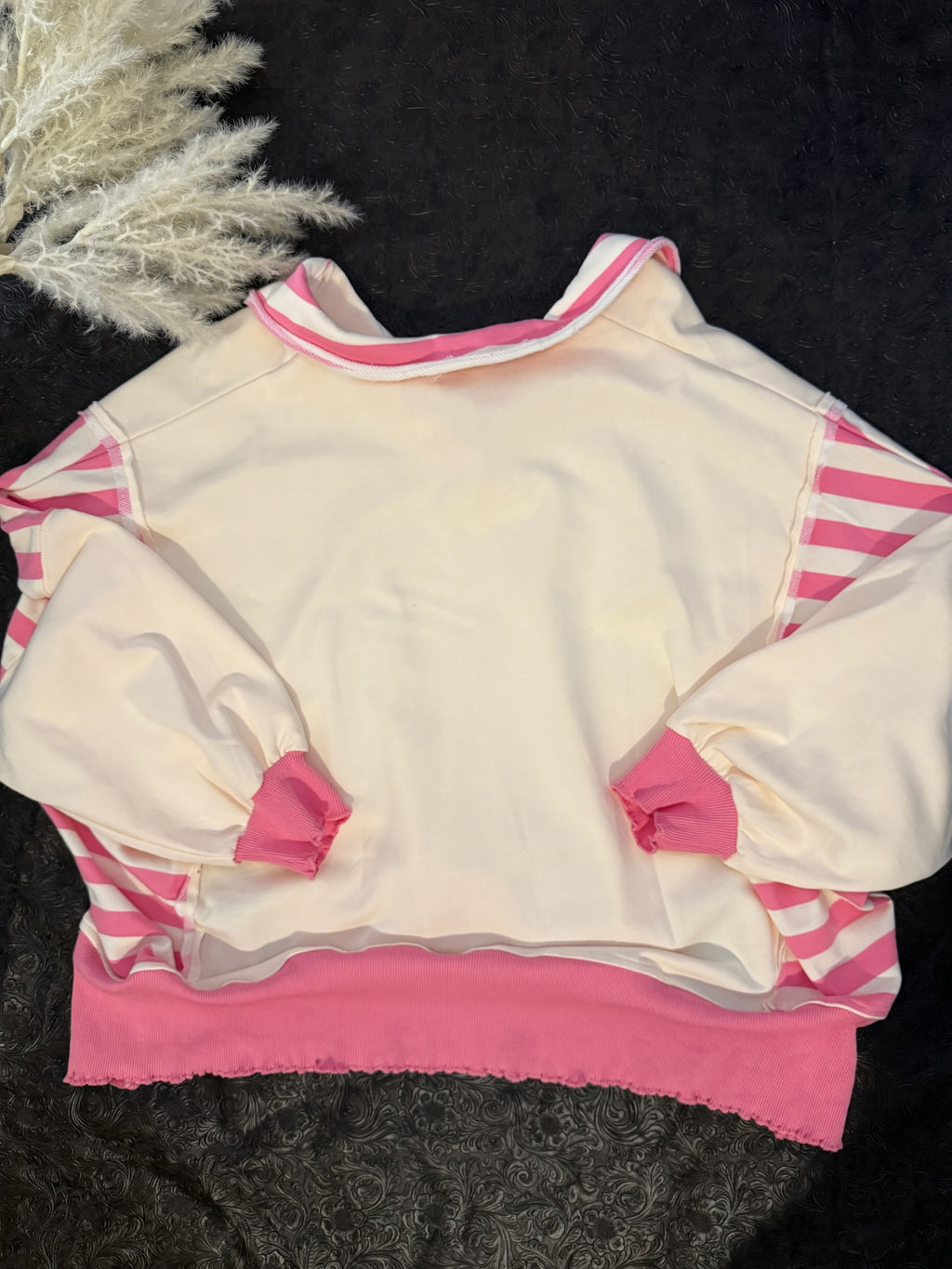 The Terry Stripe Top