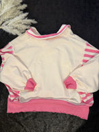 The Terry Stripe Top