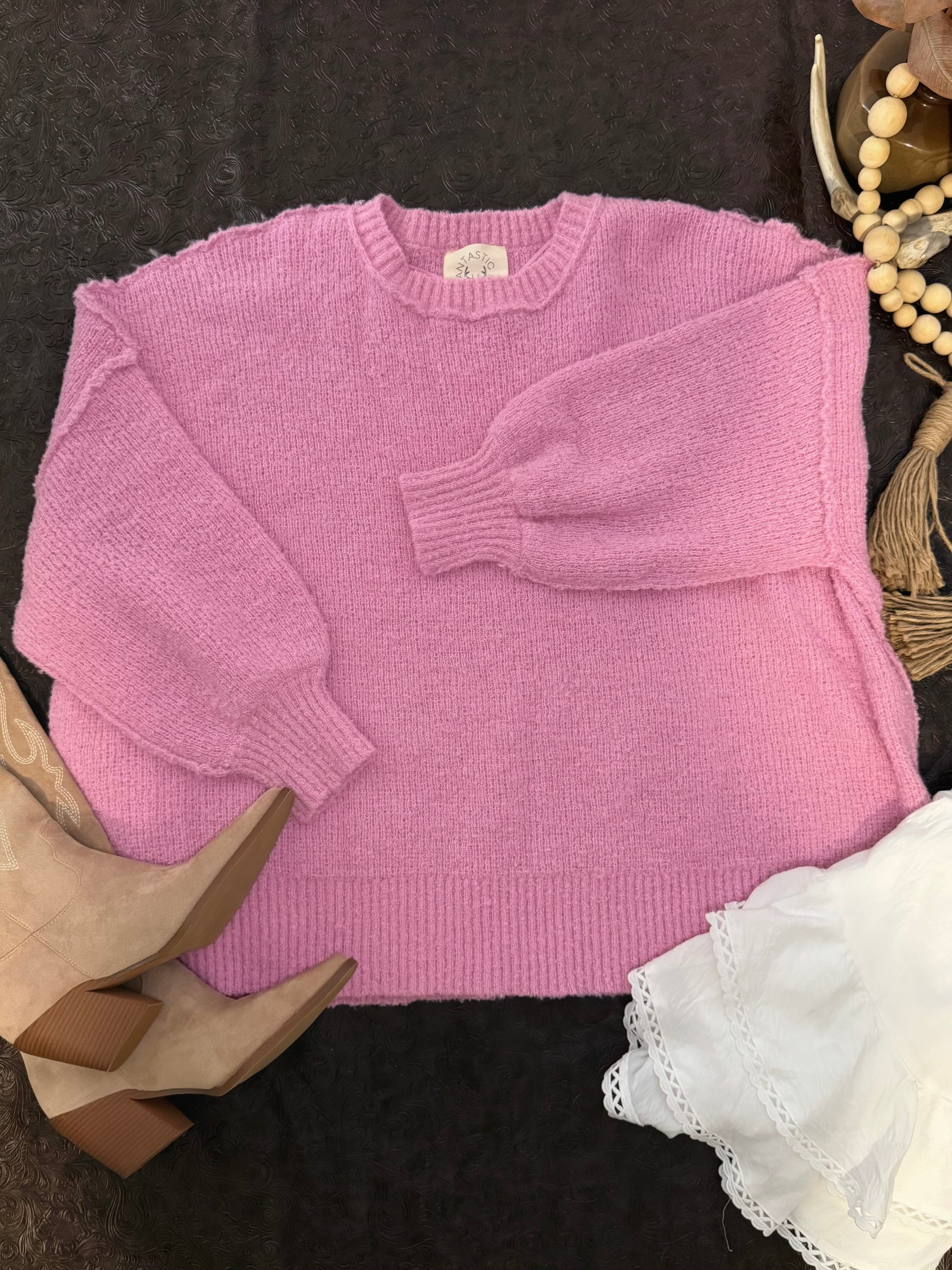 Pink Knit Sweater